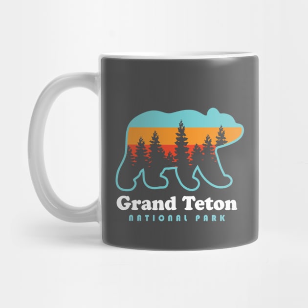 Grand Teton National Park Bear Mountains by PodDesignShop